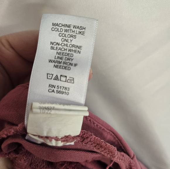 Maurices Pink High Rise Bengaline Capri Pants | Size XL | Stretch Slimming Fit - Picture 7 of 7